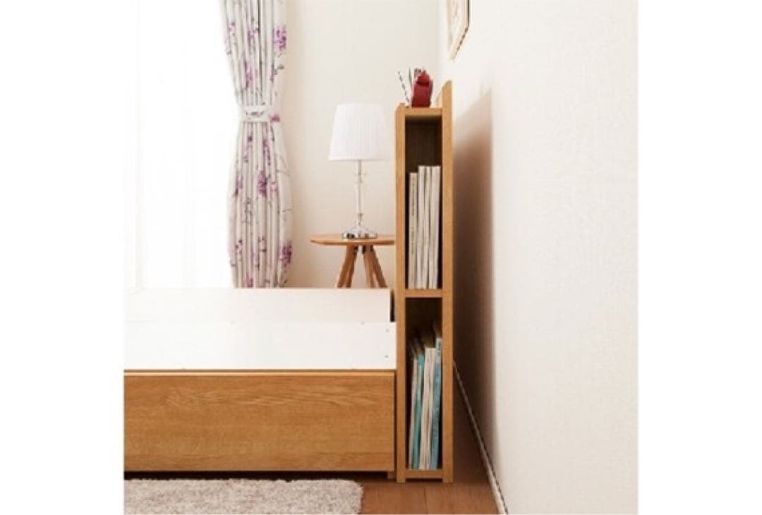 NITORI ニトリ 収納付き ベッドフレーム コンセント 棚 シングル