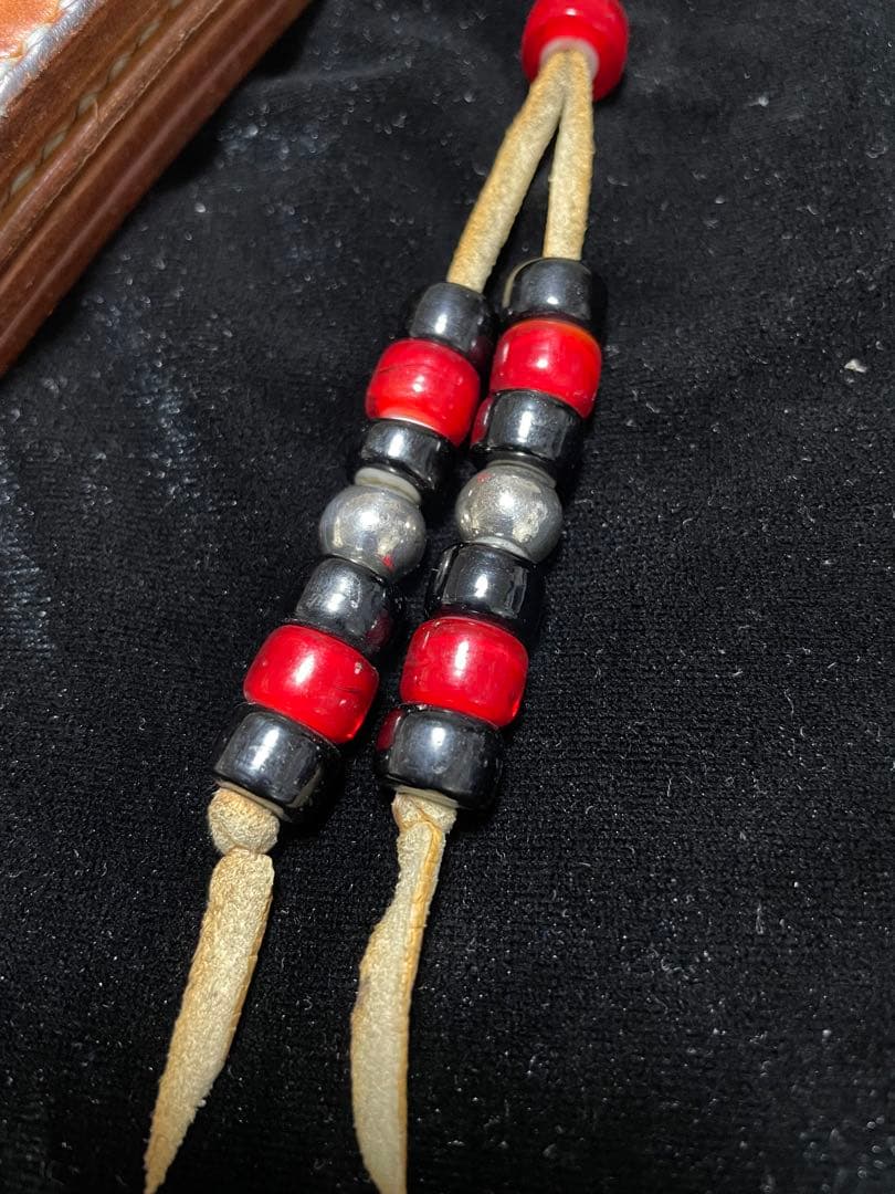 ビーズ屋公ちゃん ウォレット 長財布 レザー ハンドメイド