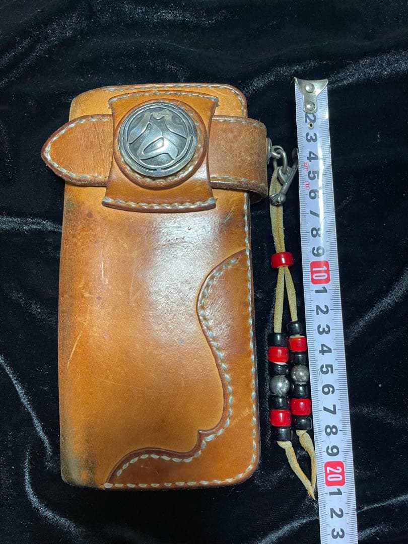 ビーズ屋公ちゃん ウォレット 長財布 レザー ハンドメイド