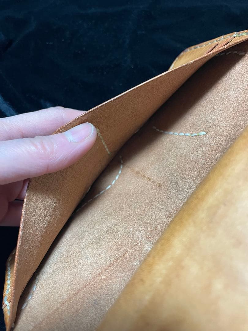 ビーズ屋公ちゃん ウォレット 長財布 レザー ハンドメイド