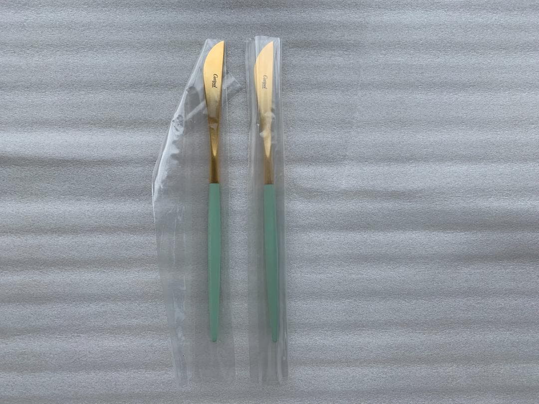 クチポール GOA ゴールド セラドン デザート6点セット カトラリー