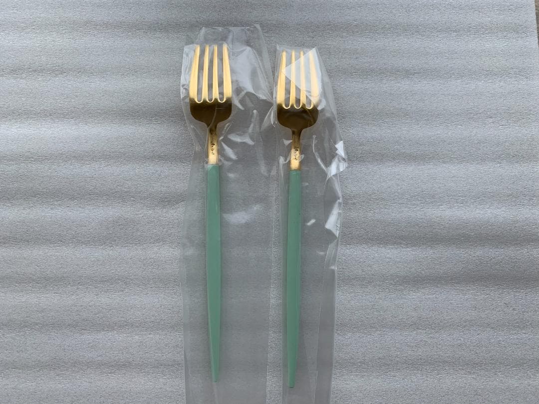 クチポール GOA ゴールド セラドン デザート6点セット カトラリー