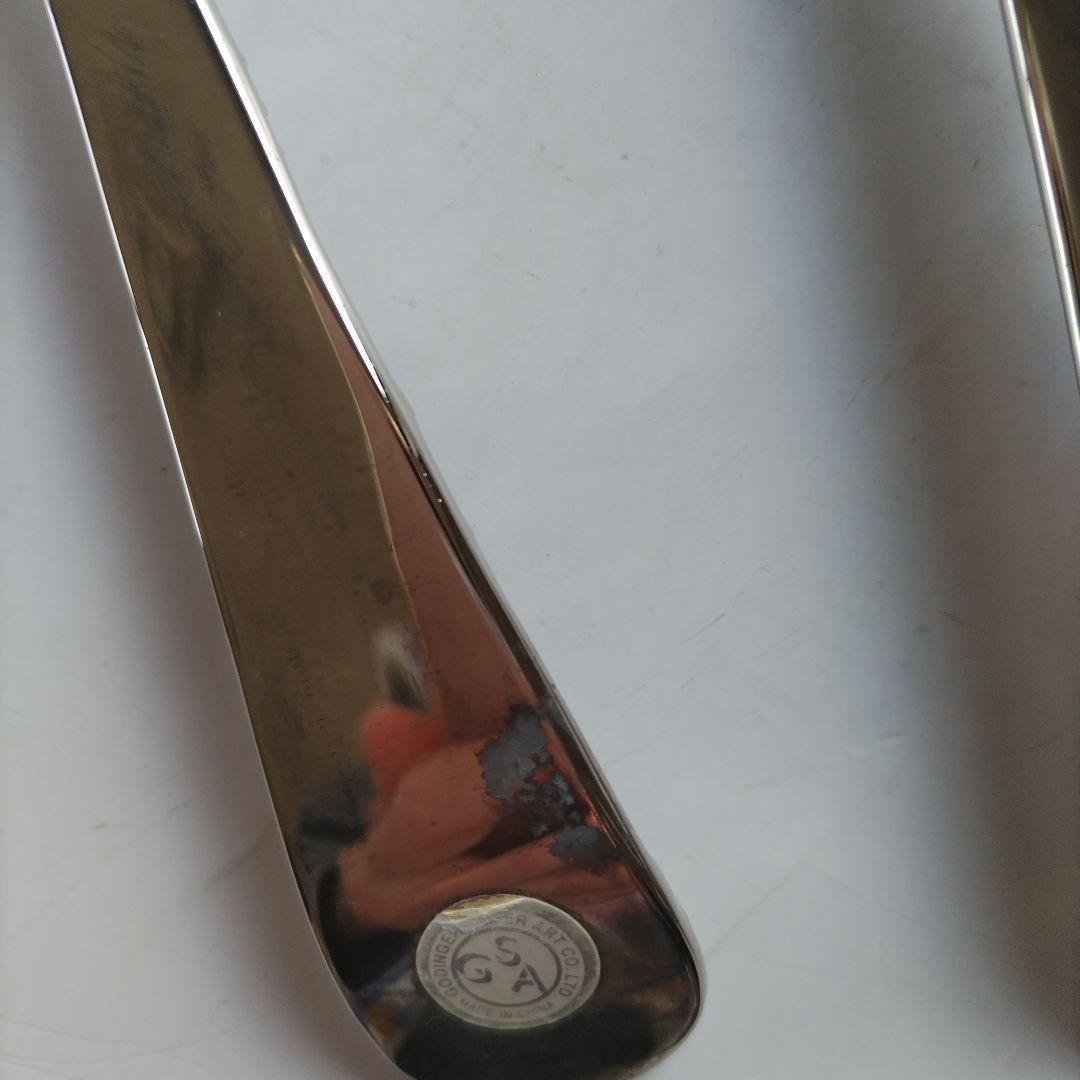 花柄サービングスプーンとフォークセット　GODINGER