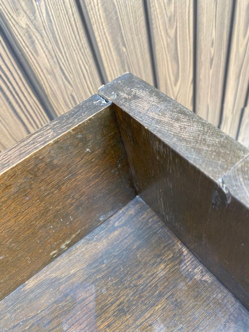 木製本棚　くさび棚　古家具　アンティーク　古道具　引き出し　シェルフ　棚　レトロ