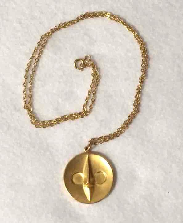 希少 当時品 太陽の塔 ネックレス チャーム ペンダントトップ 大阪万博