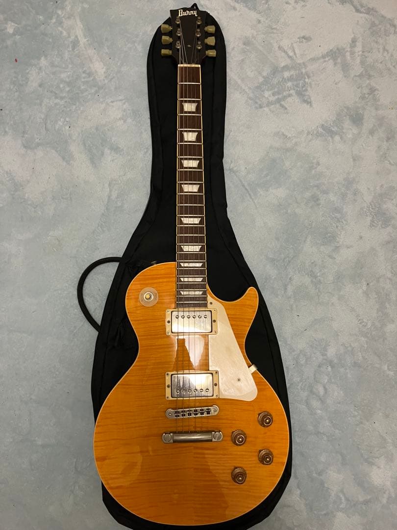 Burny レスポールスタイル エレキギター Amazon | Burny SRLG55 Vintage Lemon Drop 初心者14点セット 【VOX