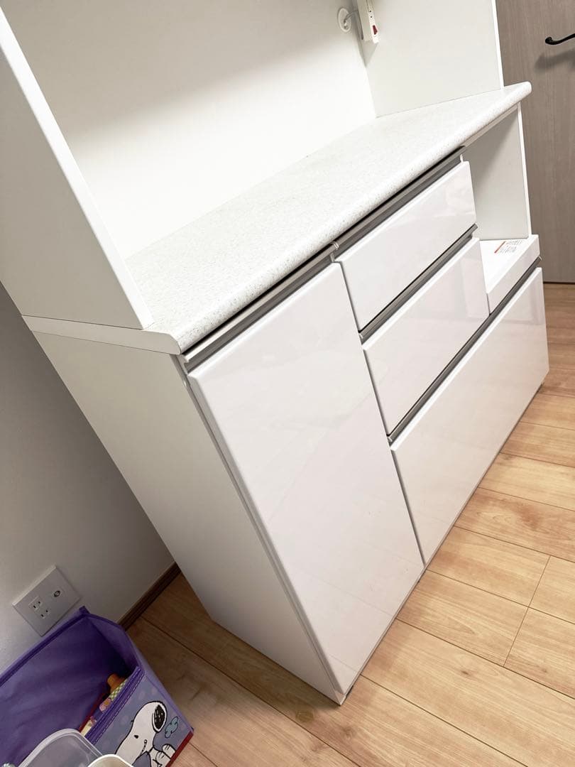 ニトリ　キッチンボード (アルミナ2 120KB WH)