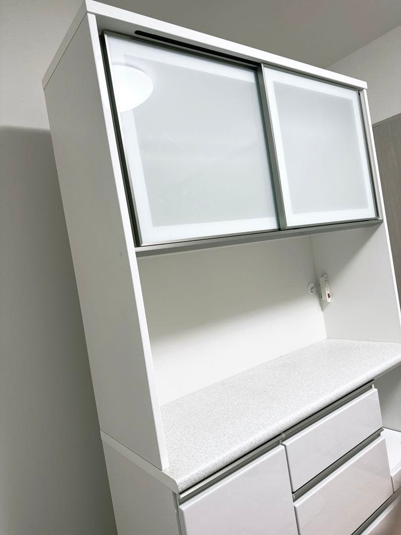 ニトリ　キッチンボード (アルミナ2 120KB WH)