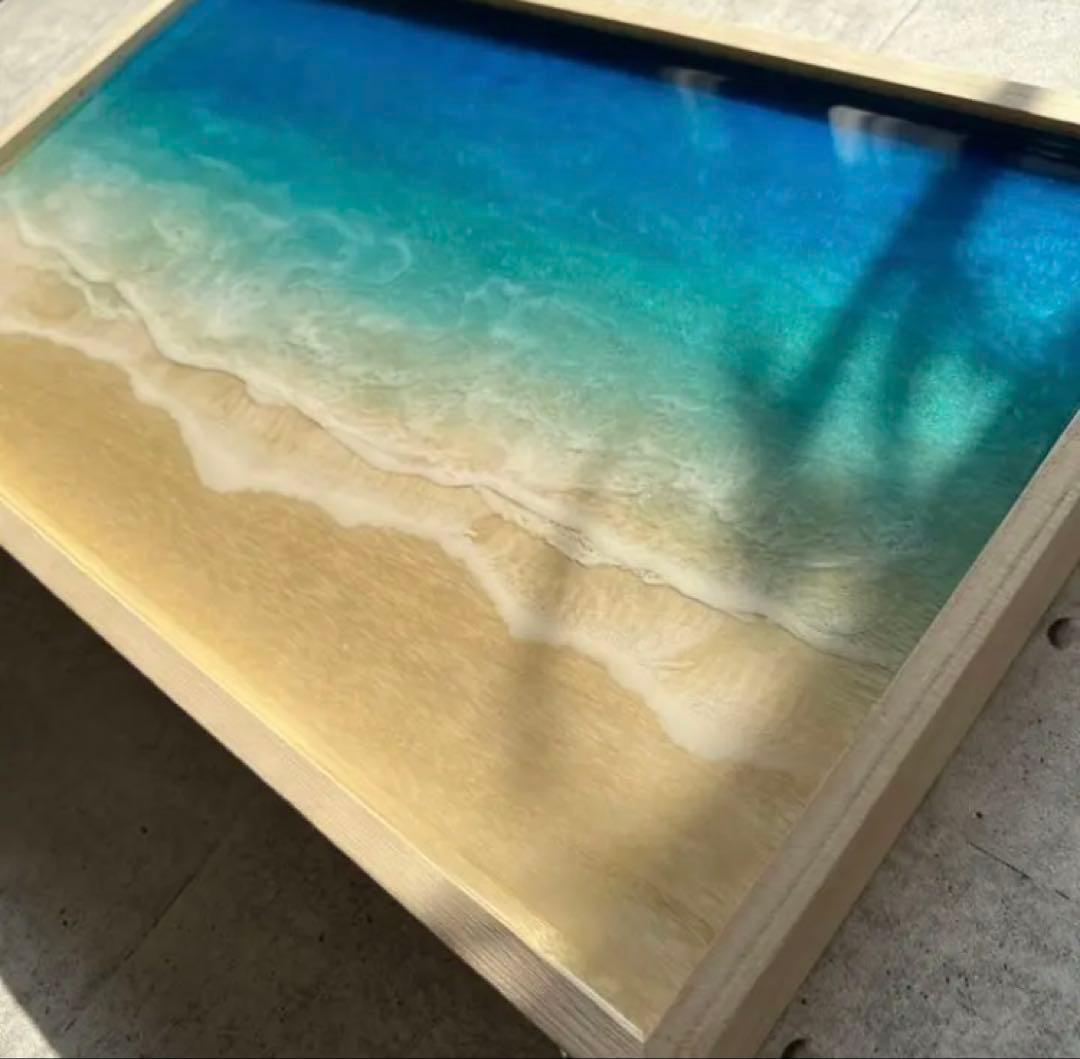 レジンアートデザインテーブル