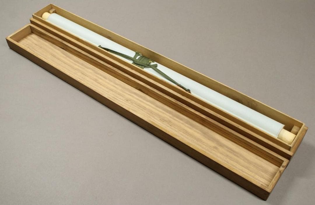 【真作】掛軸 八木正風『錦鯉 遊鯉』日本画 絹本 肉筆 共箱付 掛け軸 e574