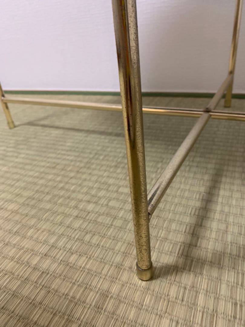 【大阪市内直接引き取りのみ】KARE ミラー天板ローテーブル