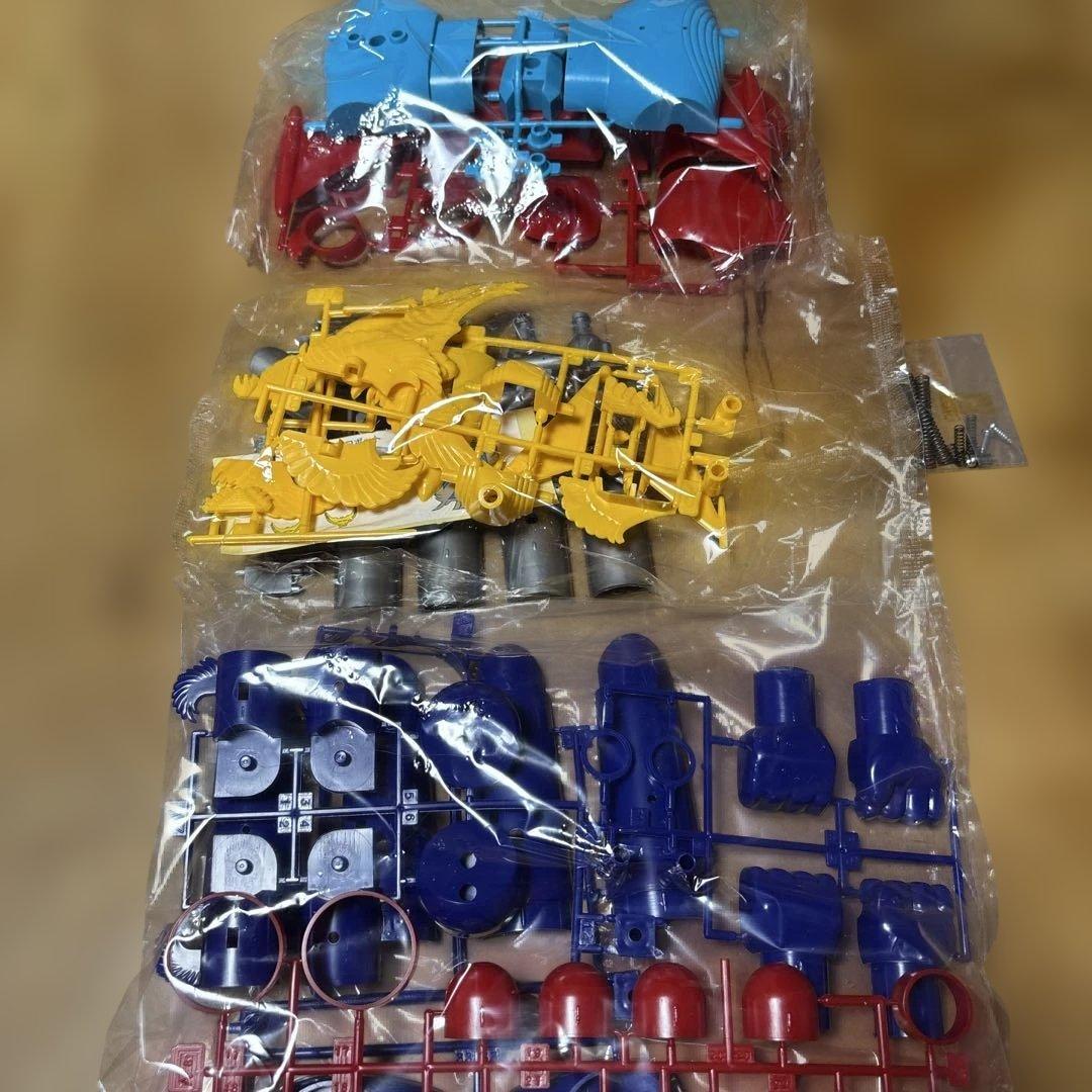 【未使用】 アオシマ 合体ロボット アトランジャー プラモデル