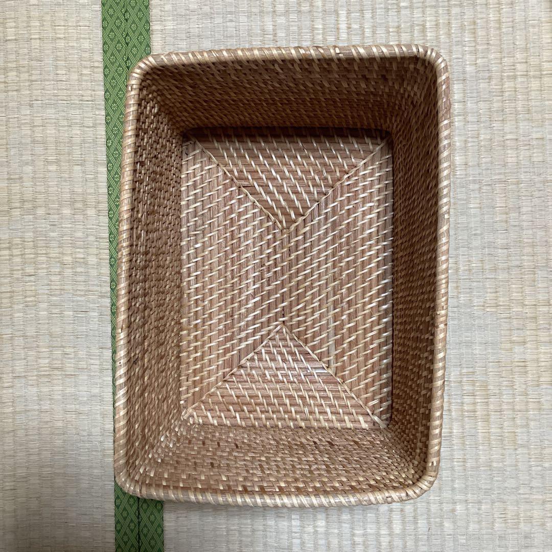 無印良品　重なるラタン　6個セット　まとめ売り