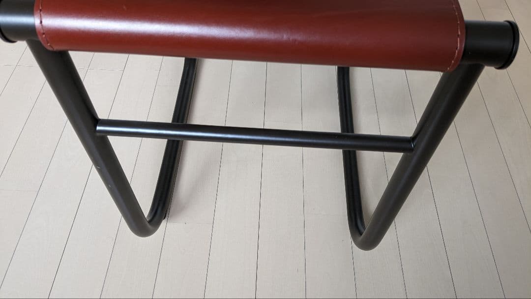 Cassina製 LC9スツール ジャンヌレ×コルビジェ×ペリアン 本革