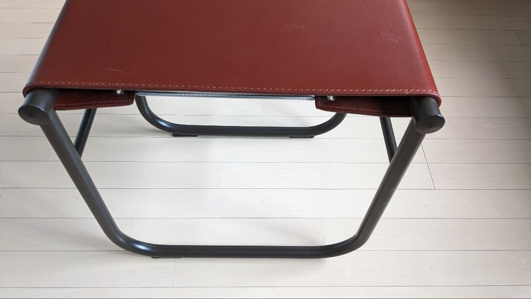 Cassina製 LC9スツール ジャンヌレ×コルビジェ×ペリアン 本革