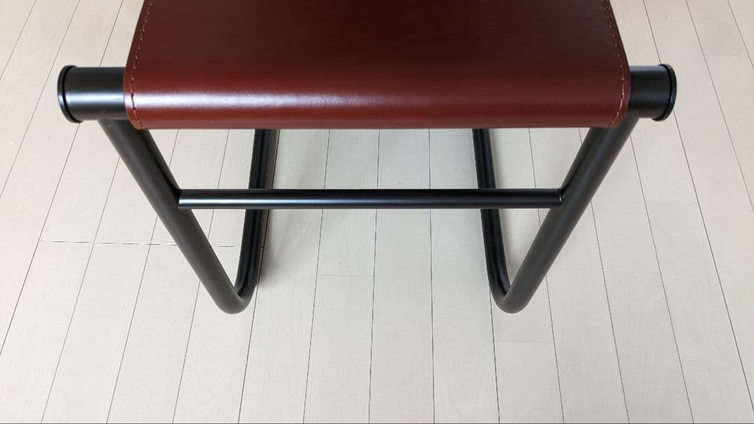 Cassina製 LC9スツール ジャンヌレ×コルビジェ×ペリアン 本革