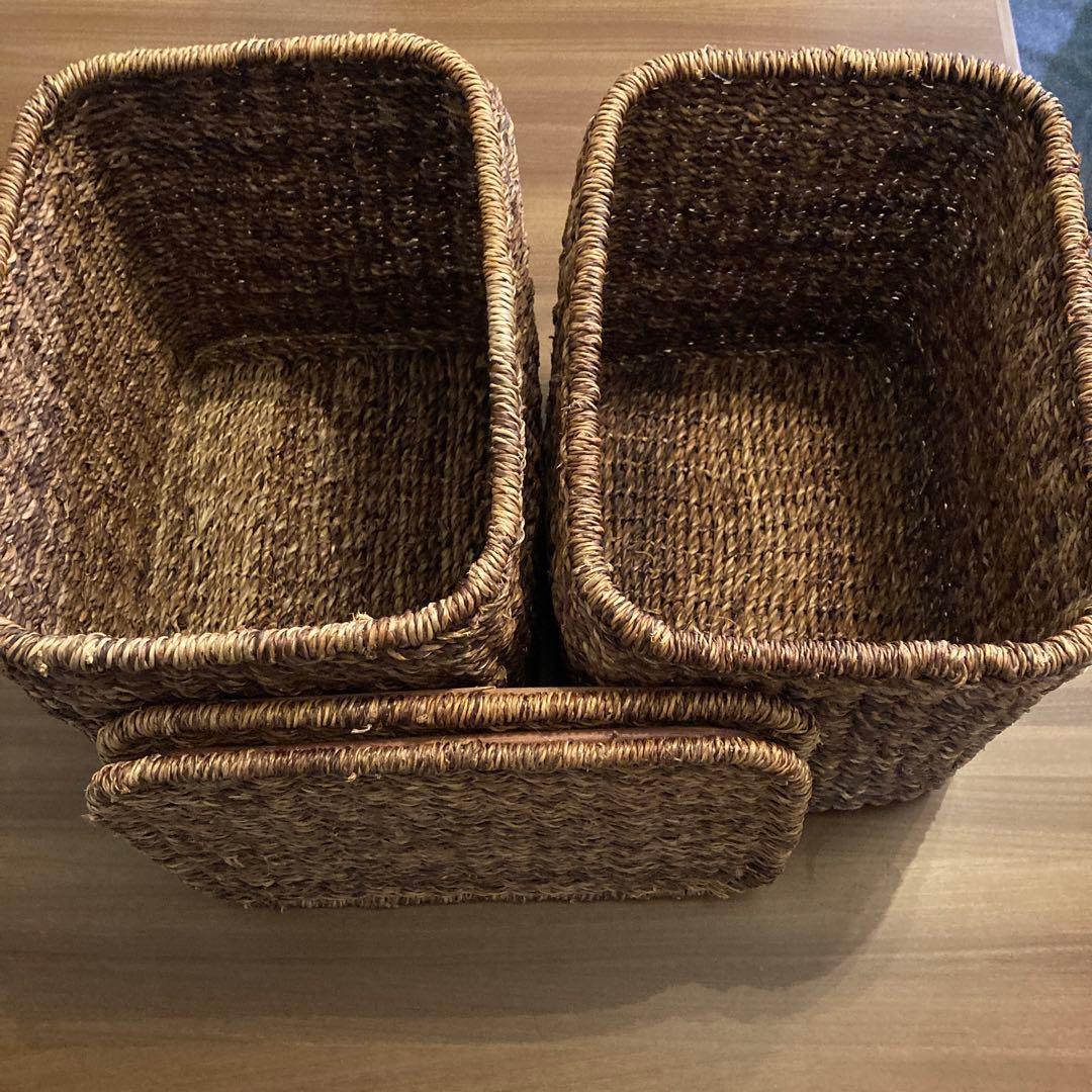 無印良品蓋付きカゴ 2個セット 廃盤品 - メルカリ
