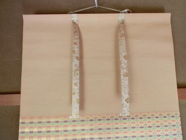 掛軸□立雛『山下友月作』桃の節句 お雛様 3月 春 肉筆 日本画 古美術