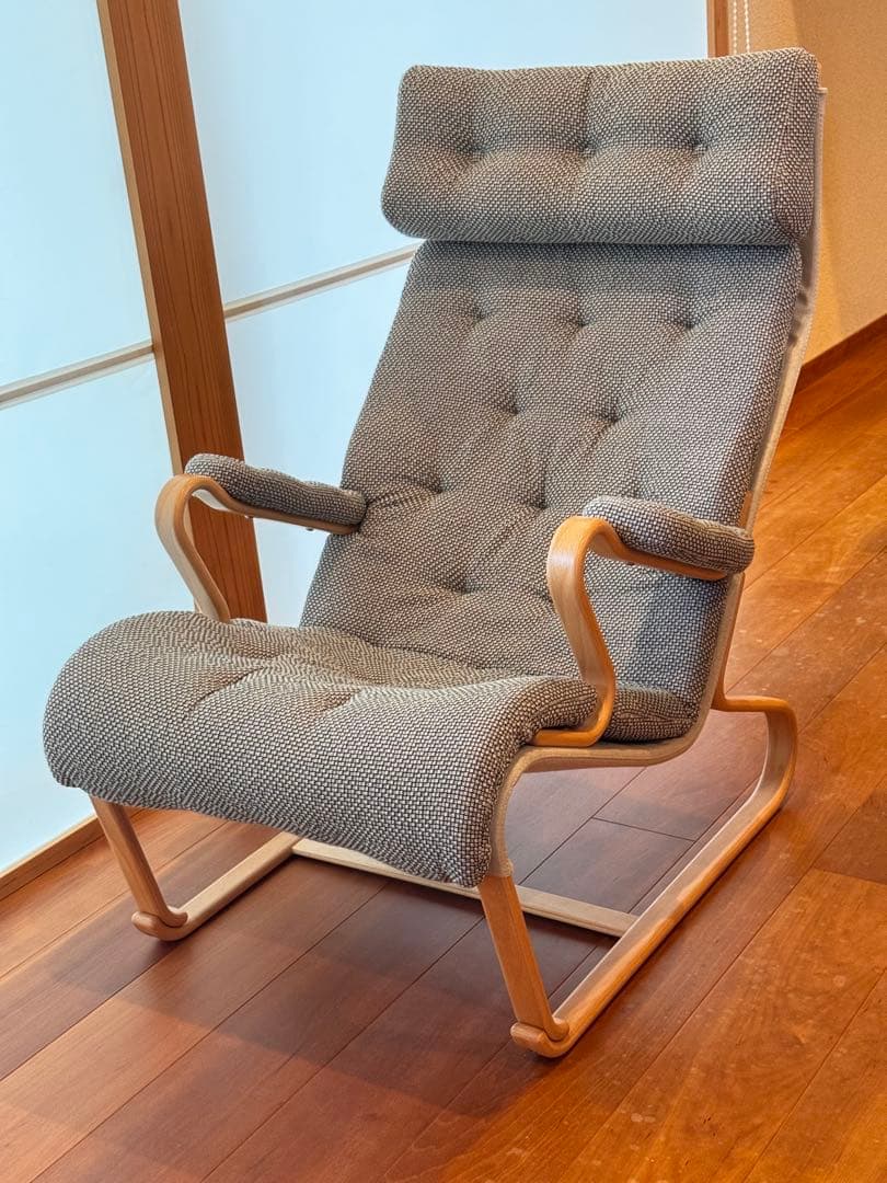 天童木工 TENDO ブルーノマットソン ハイバックチェア& オットマンセット