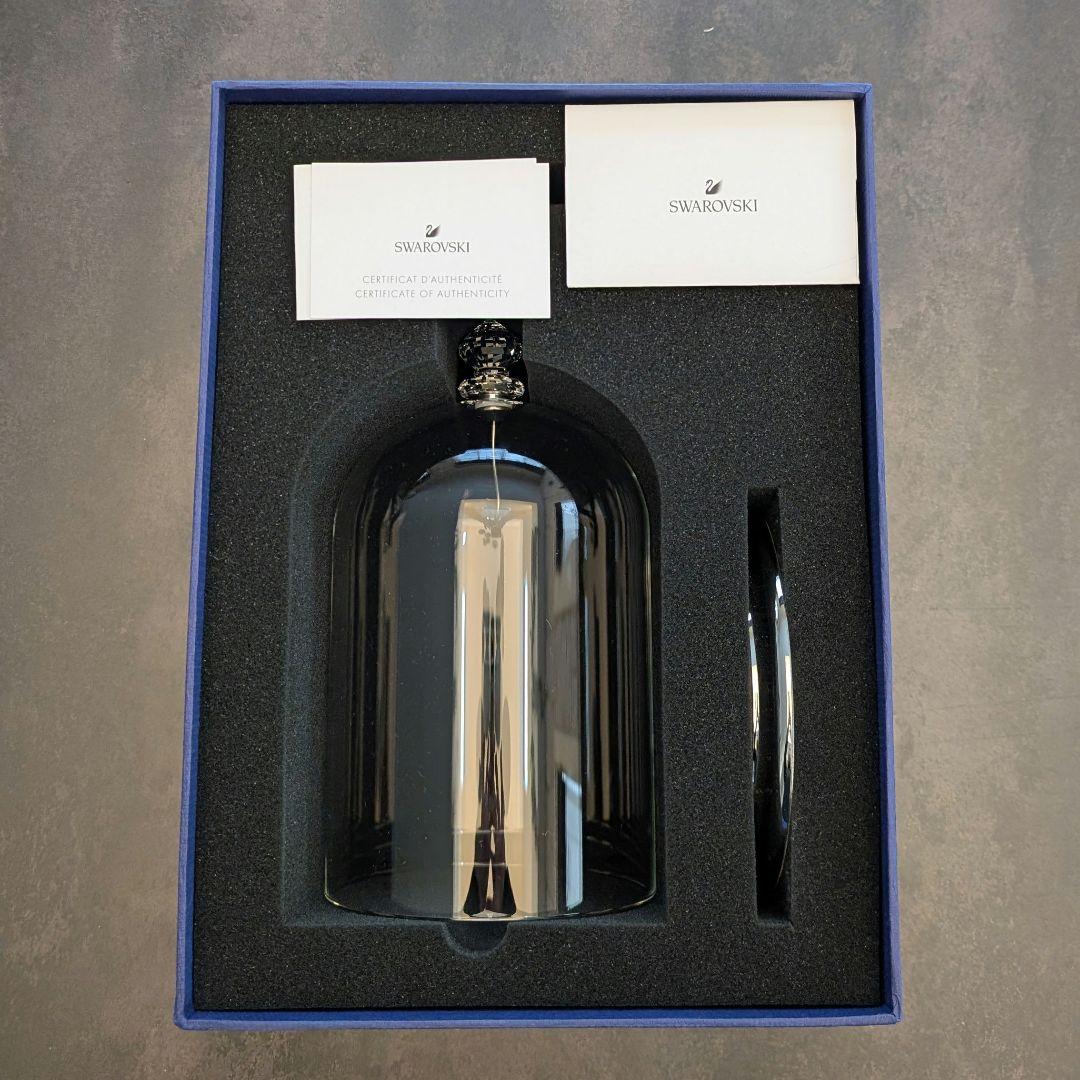 スワロフスキー　ガラス製ドーム型ディスプレイ　ベルジャー　Swarovski