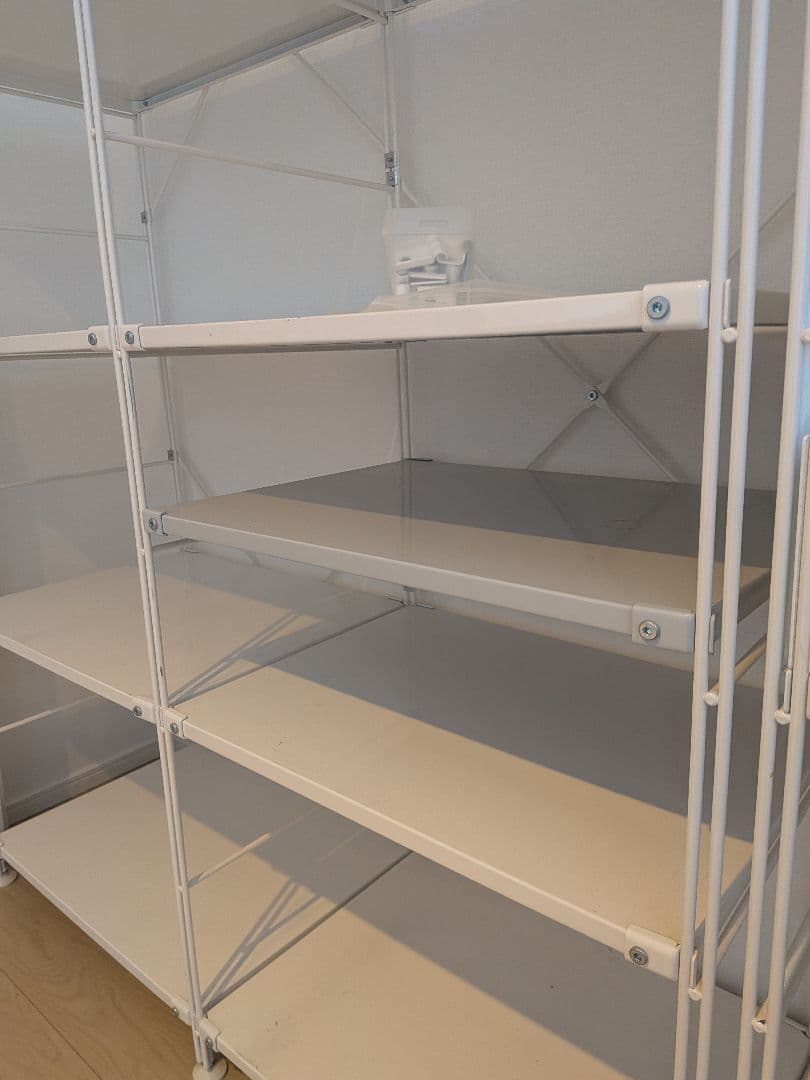 ​無印良品 スチールユニットシェルフ セット（ライトグレー）帆立×3／棚板×11