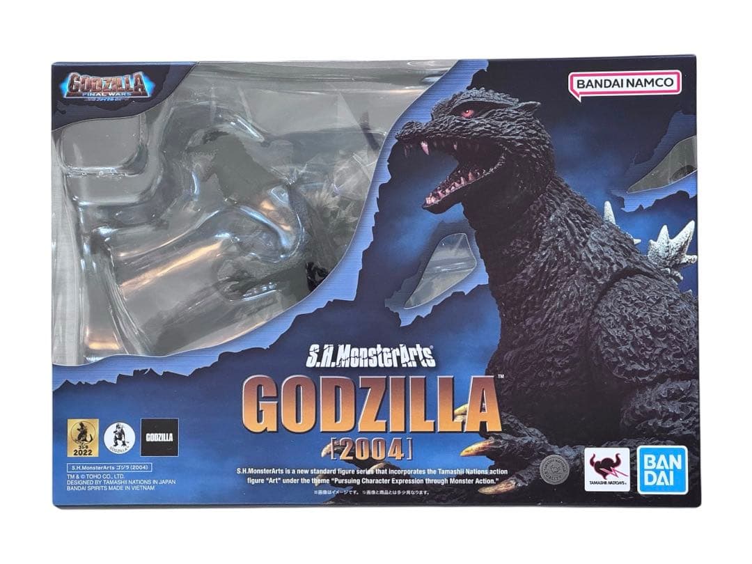 新品未開封 / 輸送箱付 / S.H.MonsterArts ゴジラ(2004)