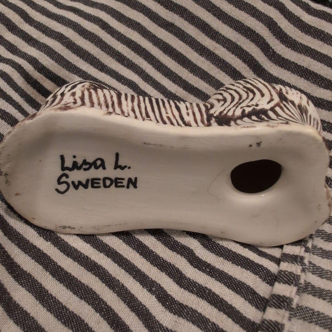 Lisa l. 犬の置物 スウェーデン製 リサラーソン