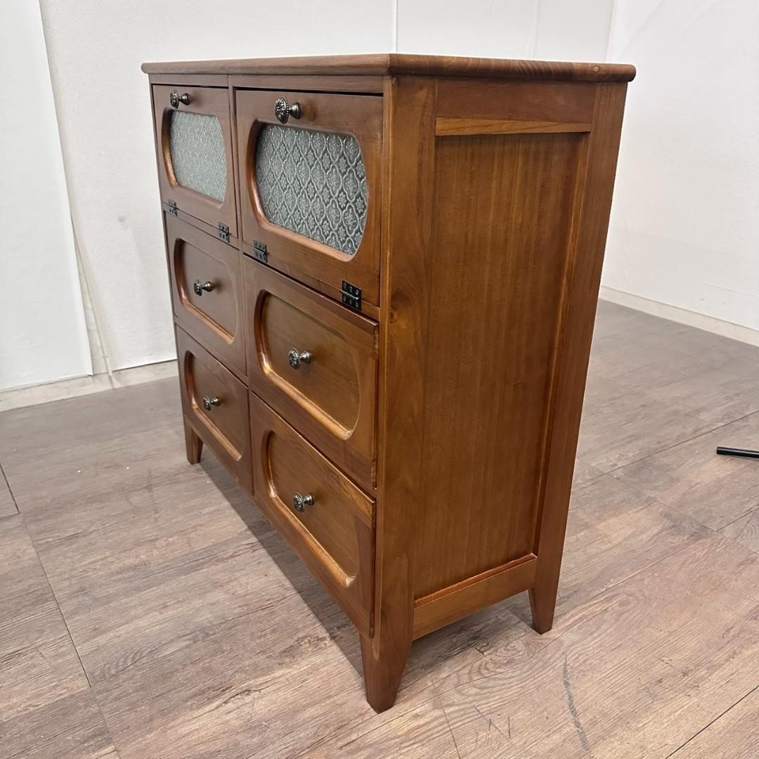 訳あり　アウトレット　アンティーク調　チェスト　キャビネット