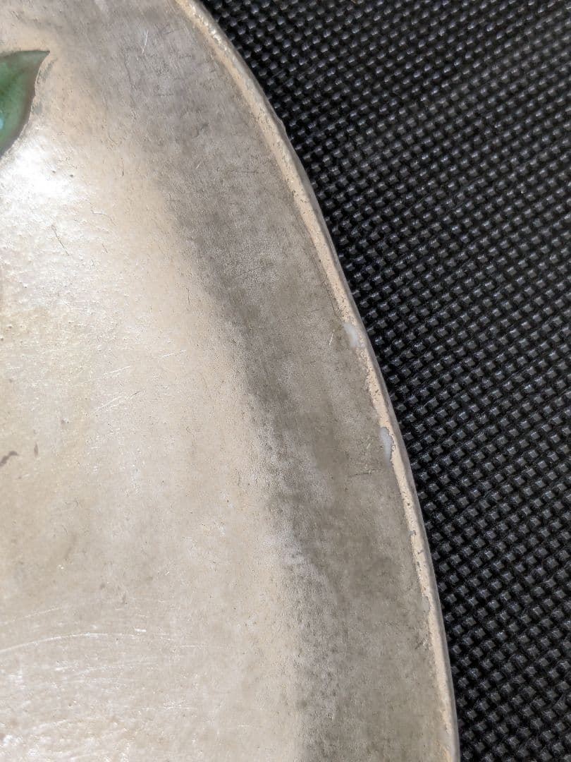 陶あん 清水焼 京焼 色絵付け 銀彩小皿 5枚セット