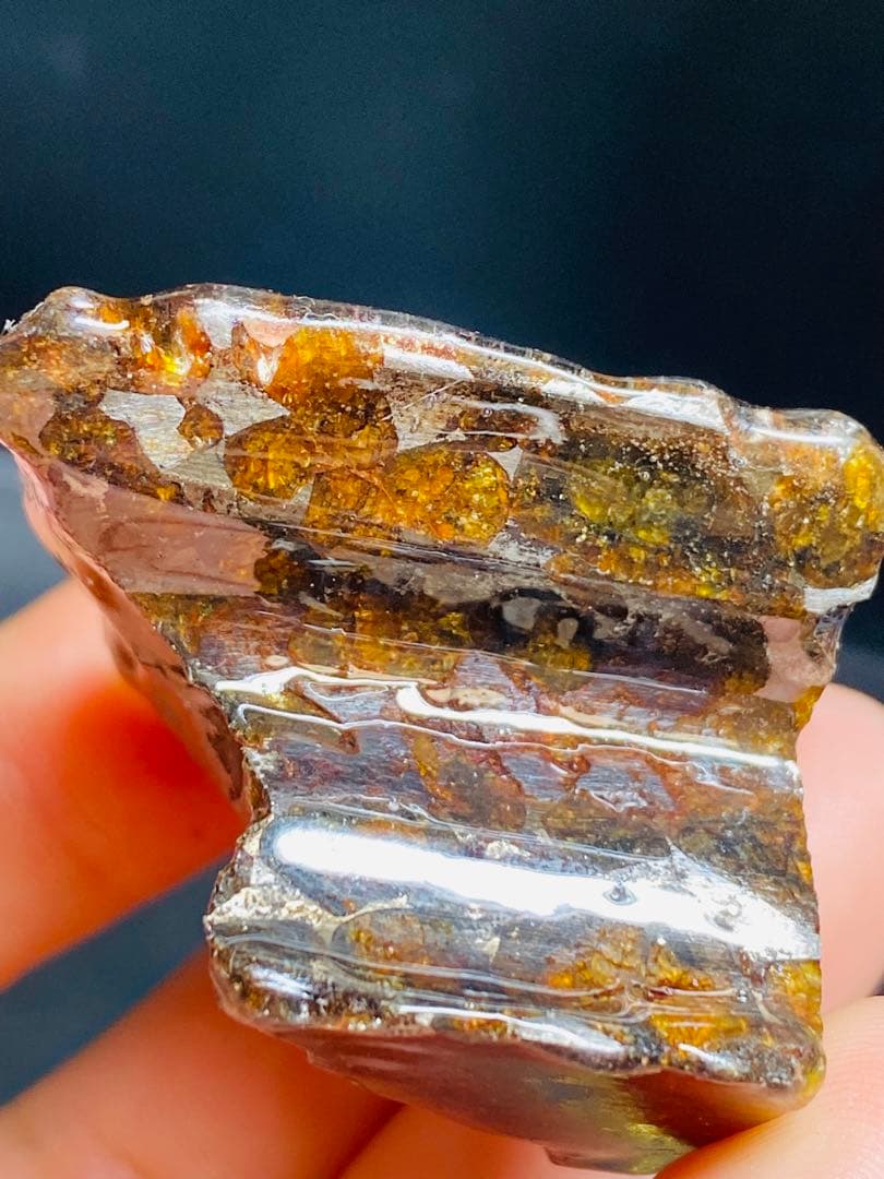 パラサイト隕石 87g 隕石 石鉄隕石 セリコ隕石 隕石原石 パラサイト