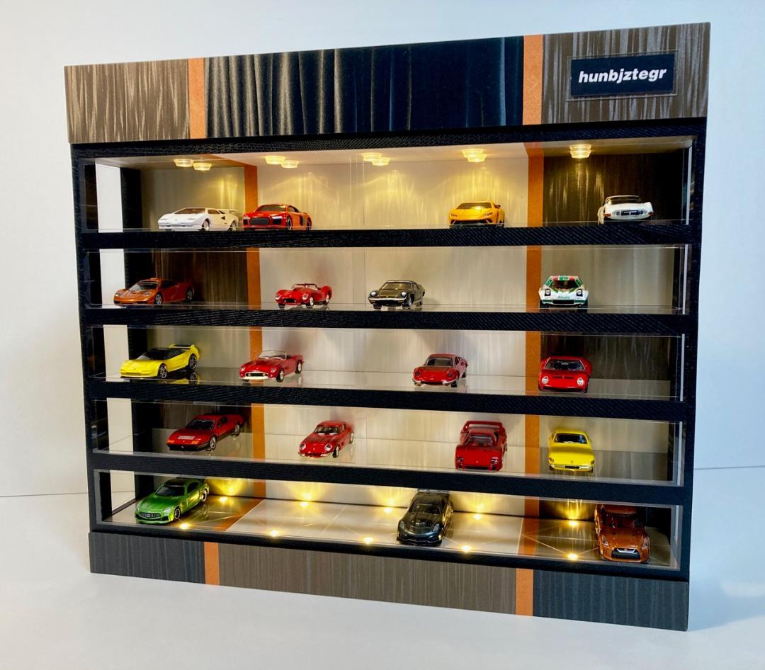 1/64展示50台！可・スタッコライン＆・5層式ディスプレーBOX/ネオ