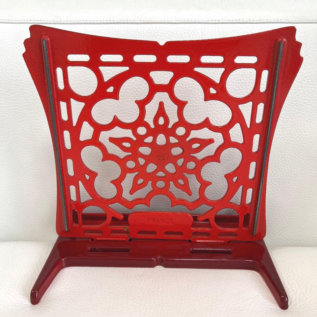 ル クルーゼ　ブックスタンド　レシピスタンド　ヴィンテージ　レア