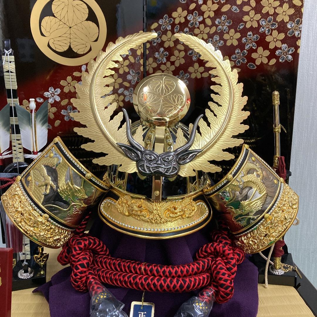 専用ページ　F6 特別価格！着用兜　徳川兜飾り　五月収納兜　かぶれる兜