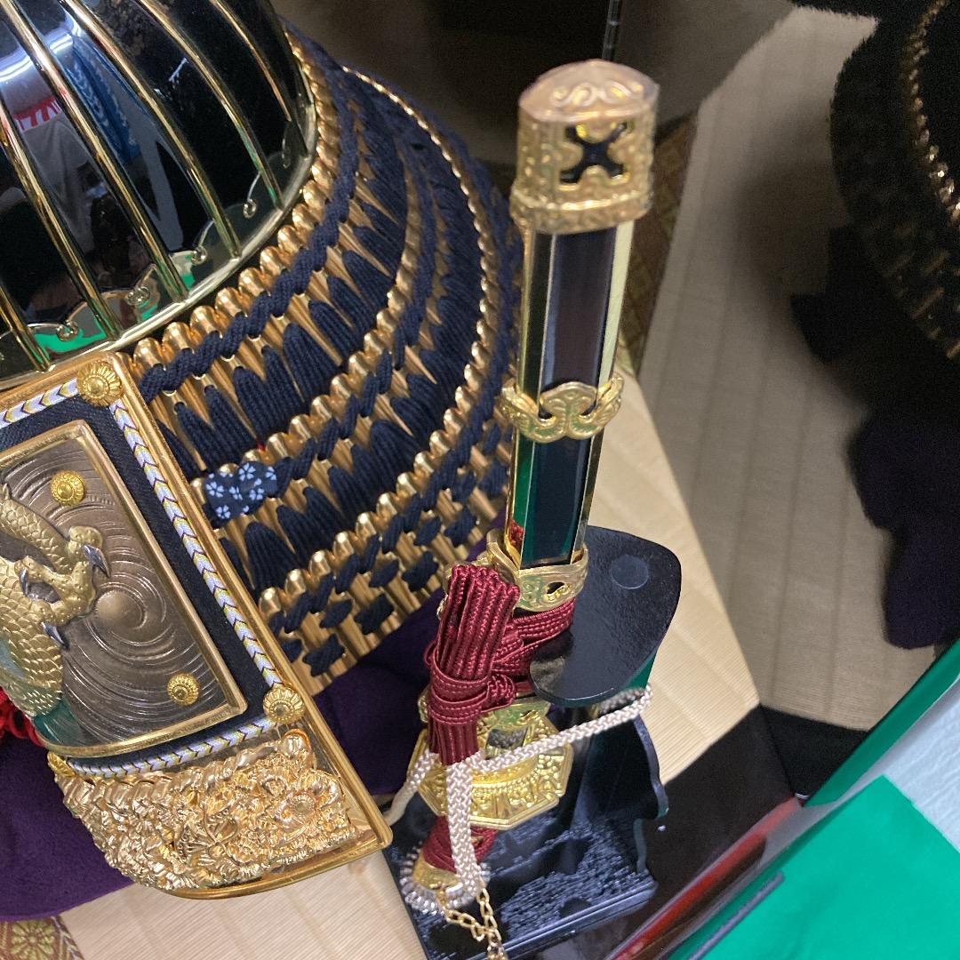 専用ページ　F6 特別価格！着用兜　徳川兜飾り　五月収納兜　かぶれる兜