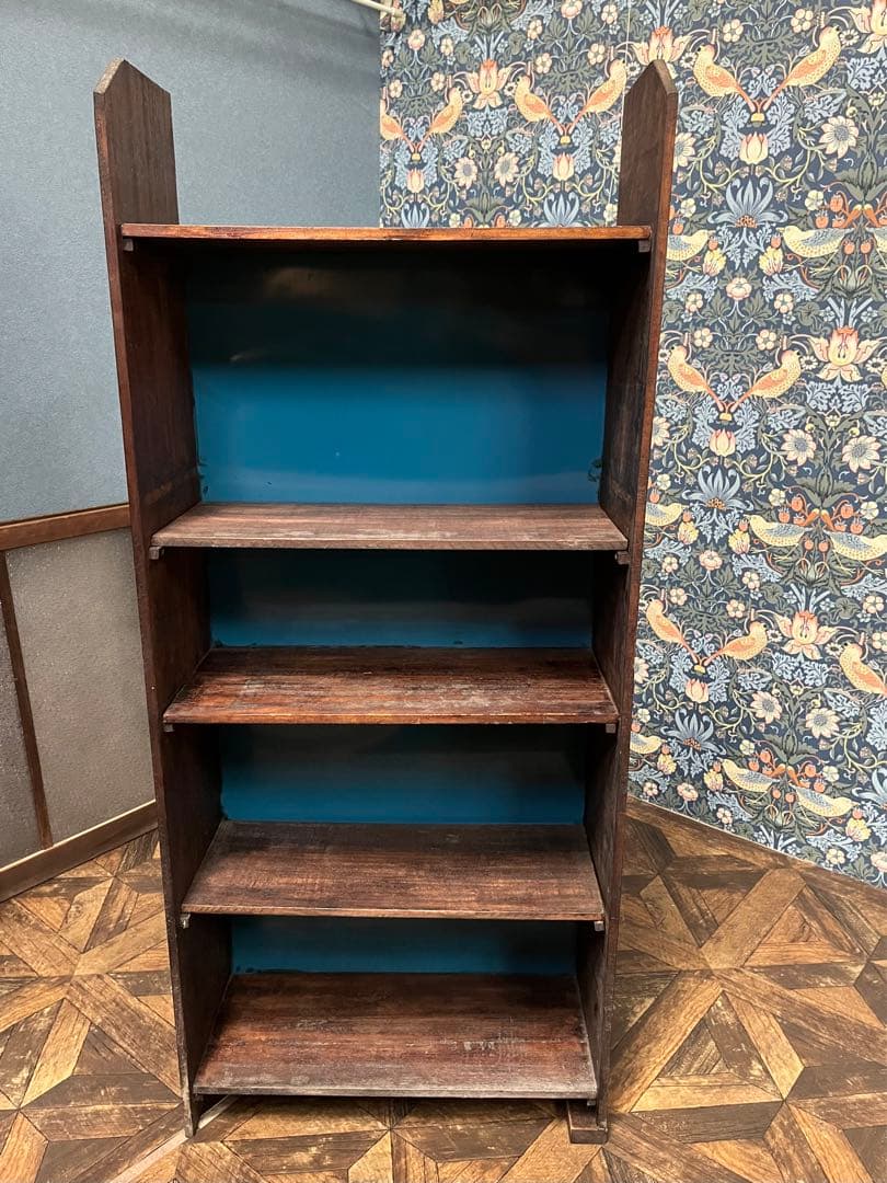 木製棚 当時物 昭和レトロ インテリア ビンテージ アンティーク 古道具 古民家