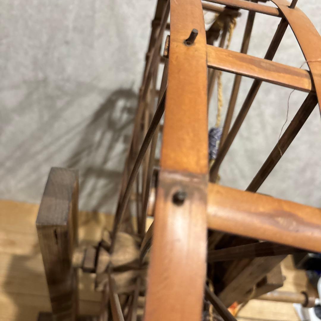 希少 古民具 木製 糸車（糸巻き）江戸〜明治期 和家具 古民家・店舗ディスプレイ