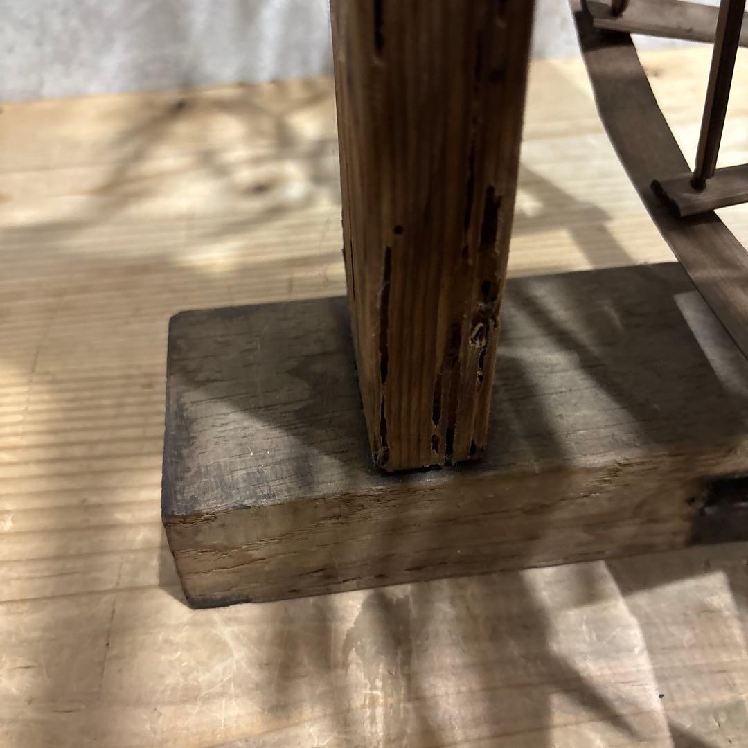 希少 古民具 木製 糸車（糸巻き）江戸〜明治期 和家具 古民家・店舗ディスプレイ