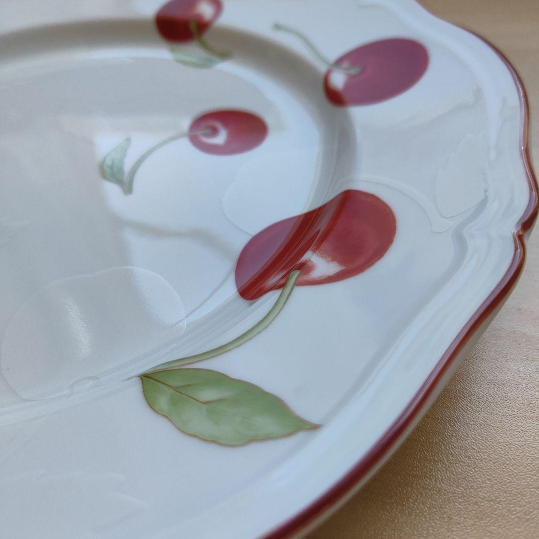 未使用 リチャードジノリ アンティコチェリー 大皿 さくらんぼ 廃盤