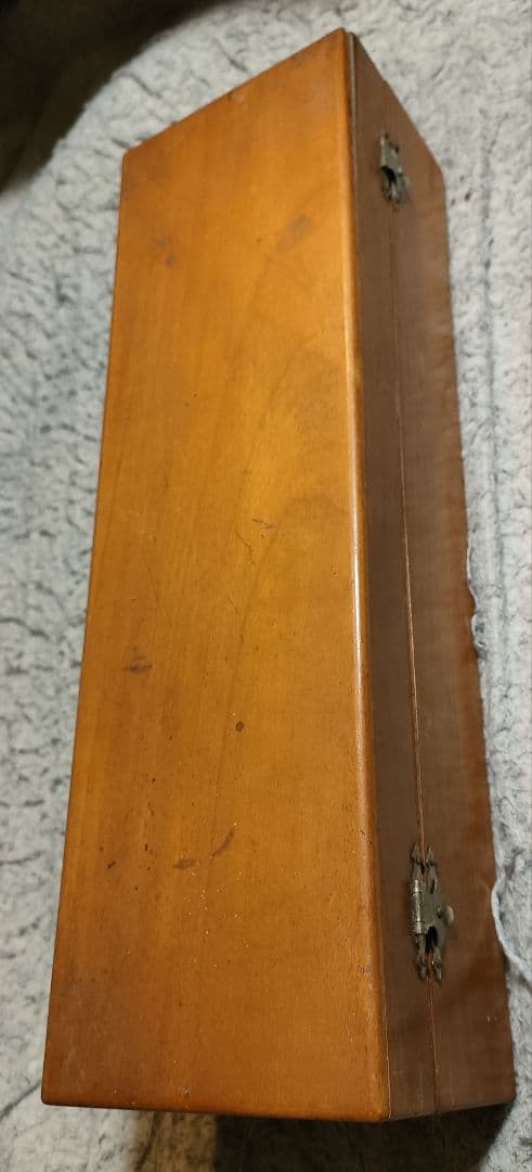 レトロ✩点滴ガラス容器・針入れ・木製ケース付き