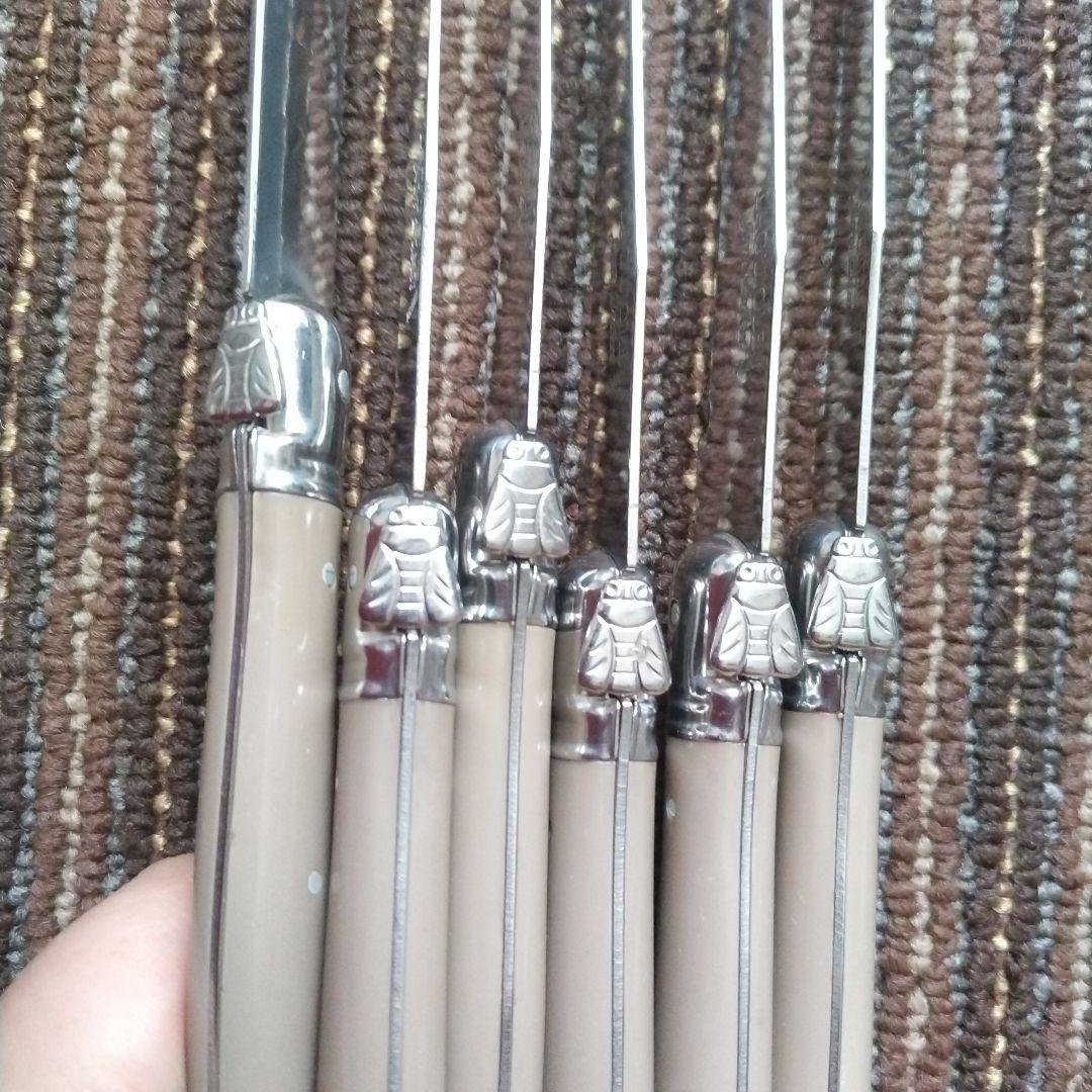 【美品】LAGUIOLE　ラギオール／ライヨール　ステーキナイフ　６本セット