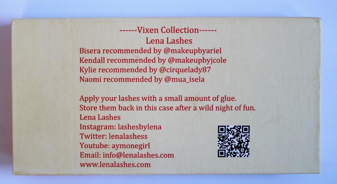 新品★ LENA LASHES★ 4ペア 上質なまつげ★ 再利用可能♪♪♪