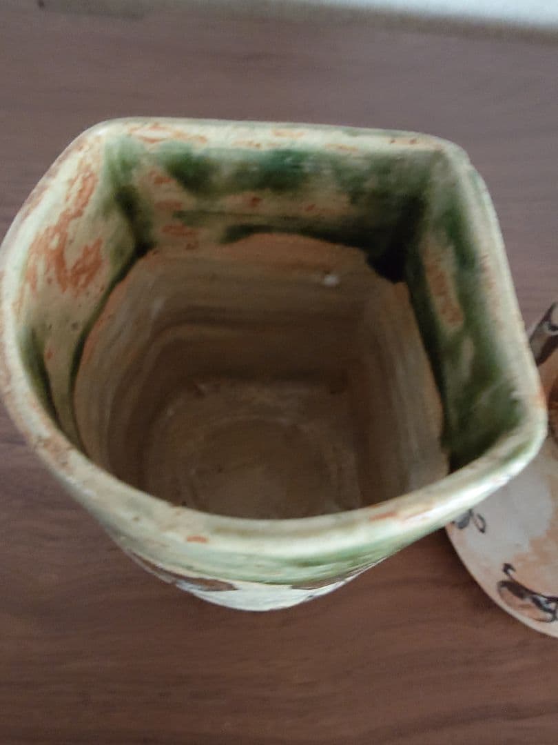 織部焼き灰器2個