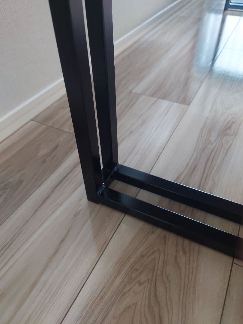 オーキタ家具　木製　ダイニングテーブ　ウォルナット　１枚板　ブラウン