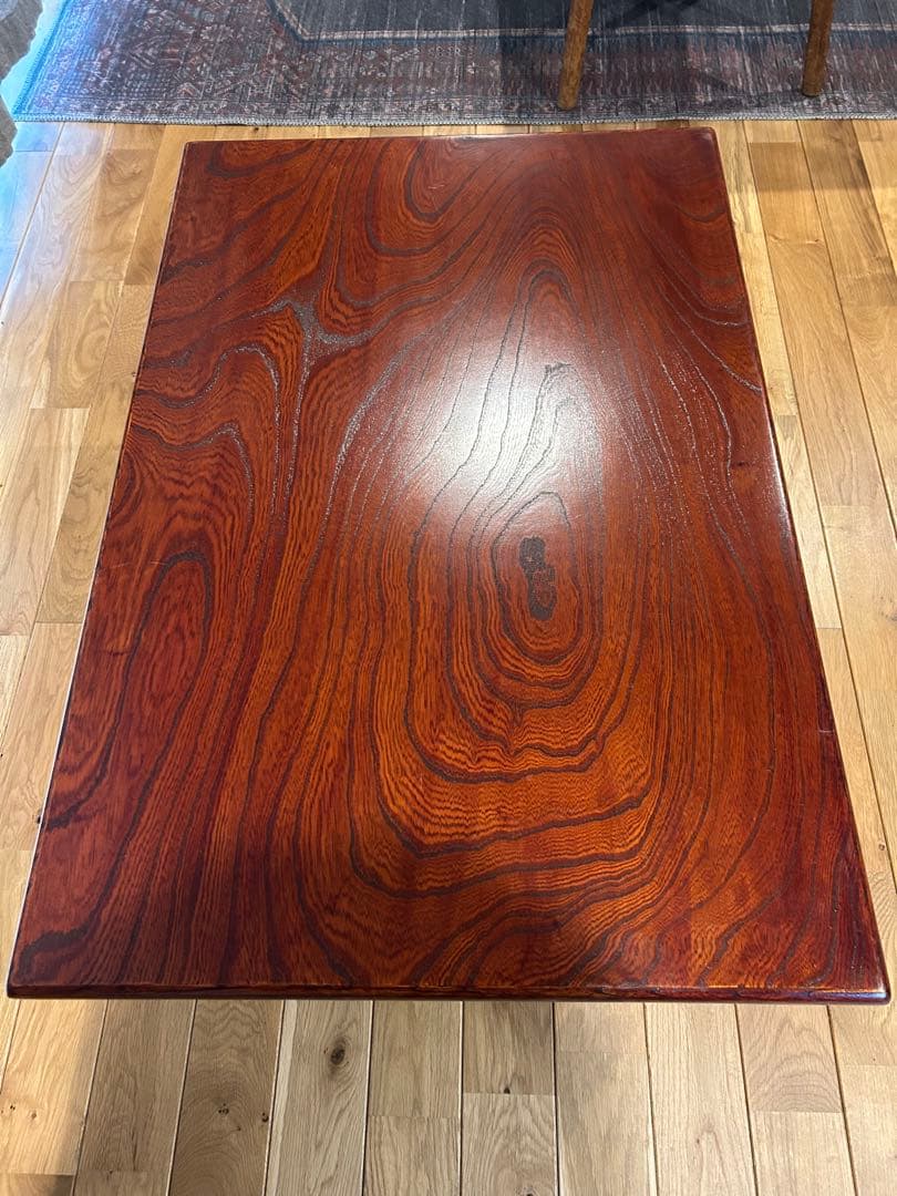 レトロけやきリビングテーブル