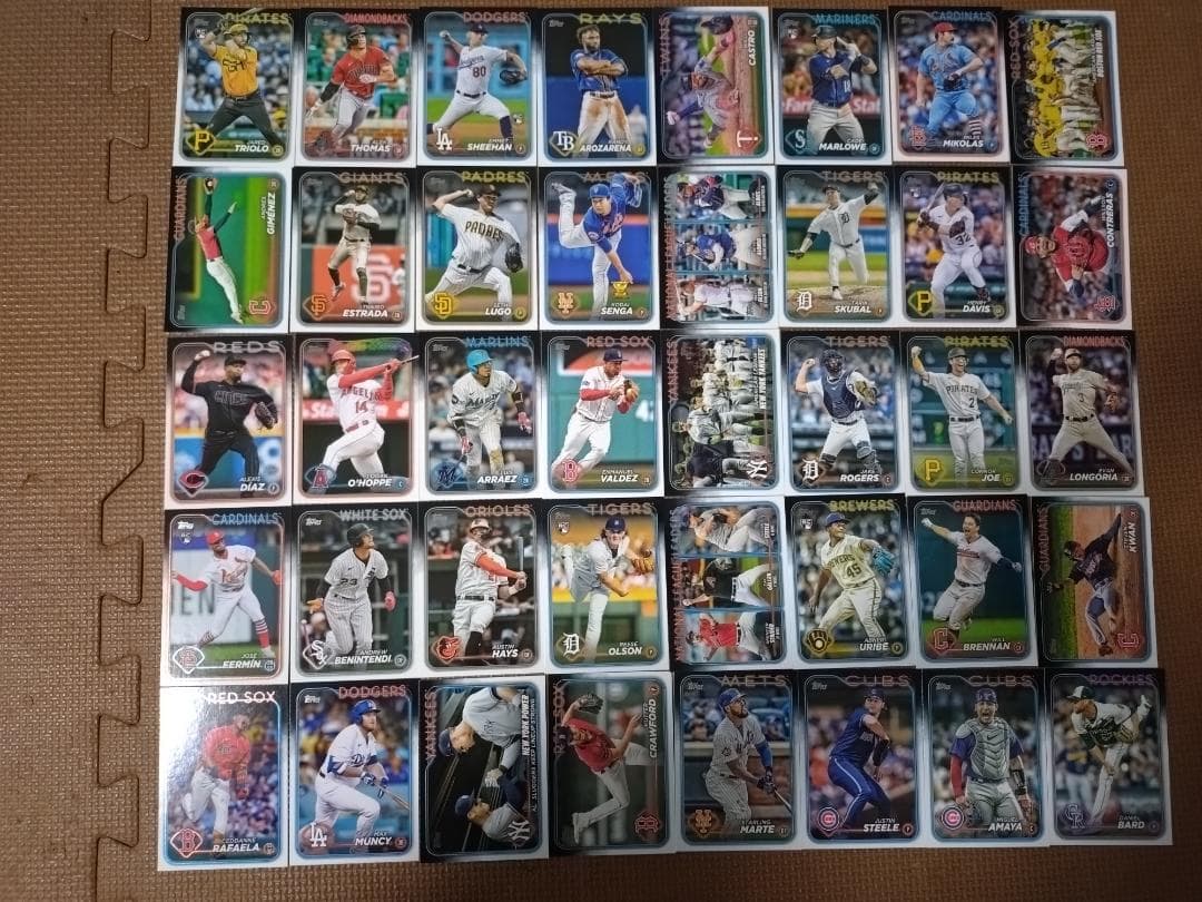 topps MLB 2024series1の350枚セット