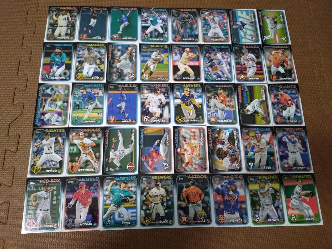 topps MLB 2024series1の350枚セット