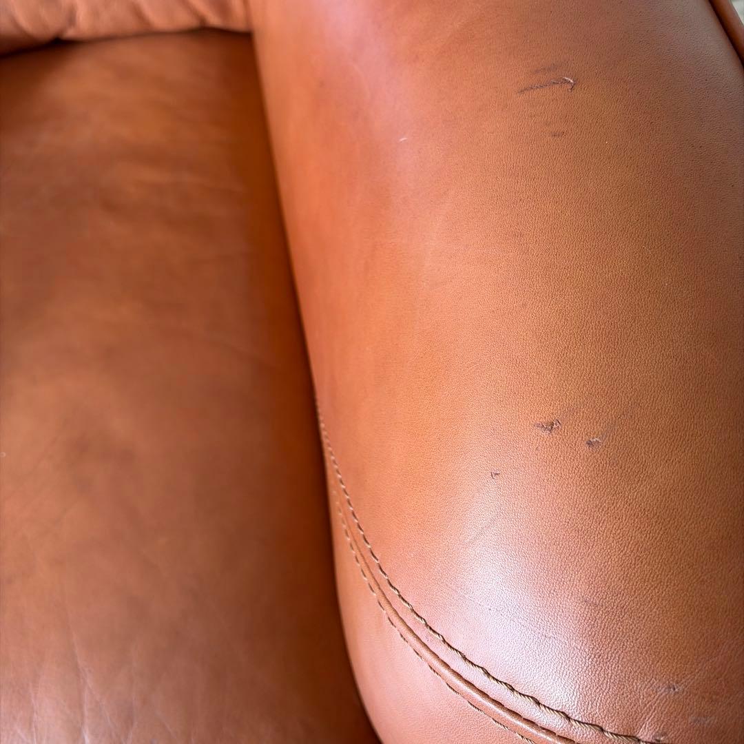 3人掛けソファ 本革(一部合成皮革)タイプ (アネーロ SK BR)