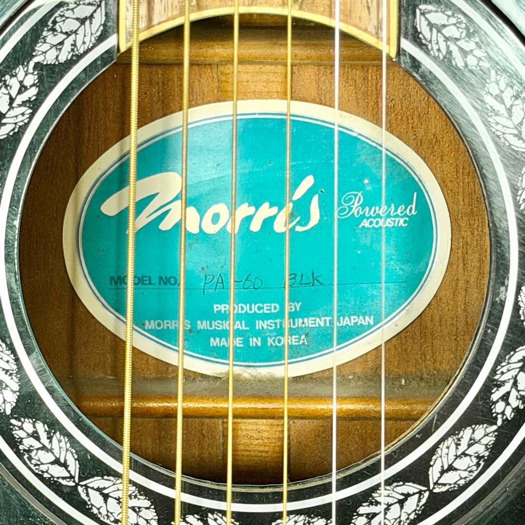 Morris「PA-60 BLK」Powered Acoustic Guitar Morris PA-60 SB