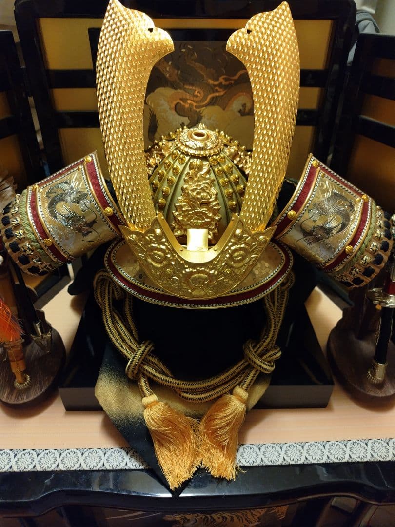 五月人形☆兜飾り☆龍道作