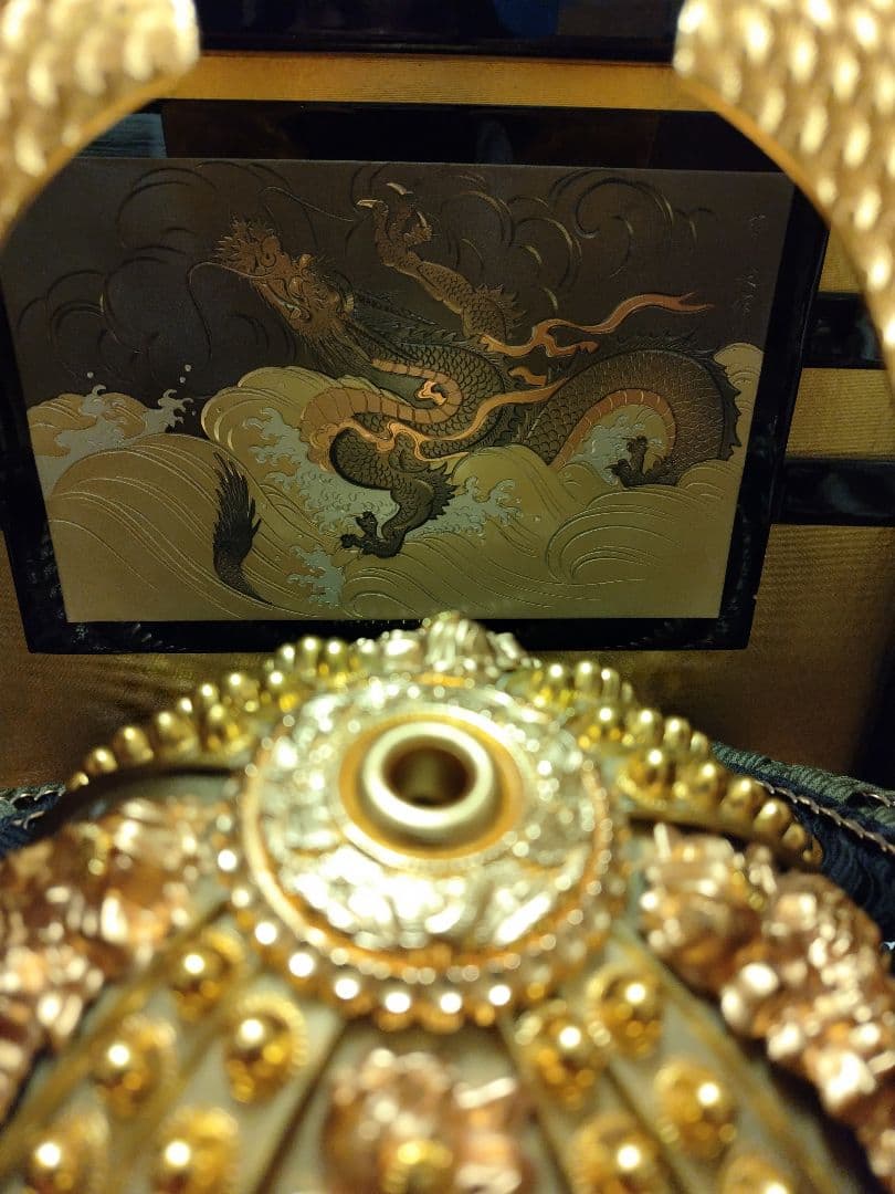 五月人形☆兜飾り☆龍道作